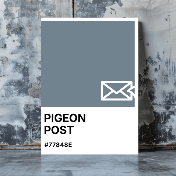 PIGEON POST Greeting Card – Colour Swatch Series (A6, Blank Inside)
