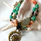 African Pine Turquoise Bracelet