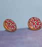 Hand Crafted Ear Studs - Modern Rustic Chic - Image 1
