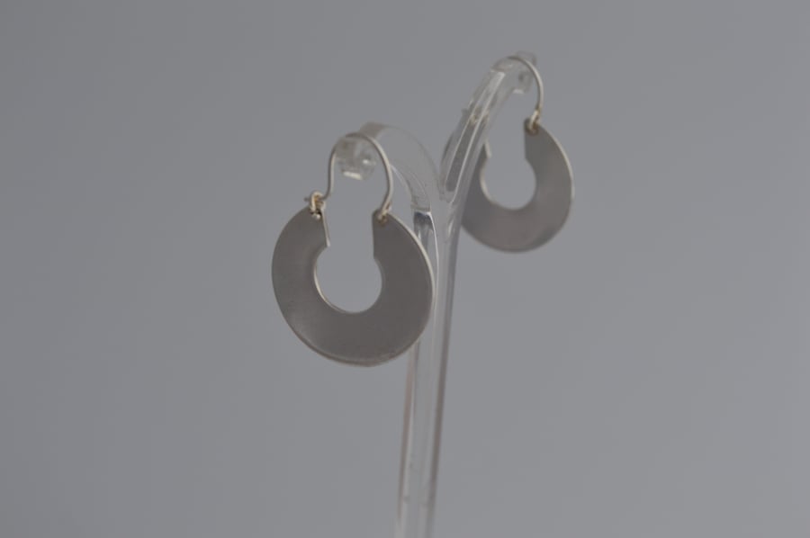 STERLING SILVER EARRING,Horseshoe style earrings