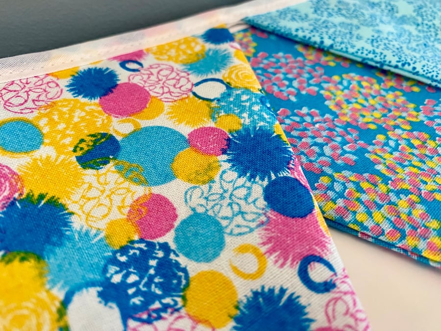 PomPom Fabric Bunting