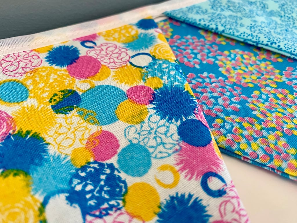 PomPom Fabric Bunting