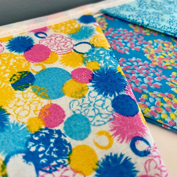 PomPom Fabric Bunting