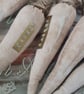 Hand made bunch of primitive carrots textile art - Image 3