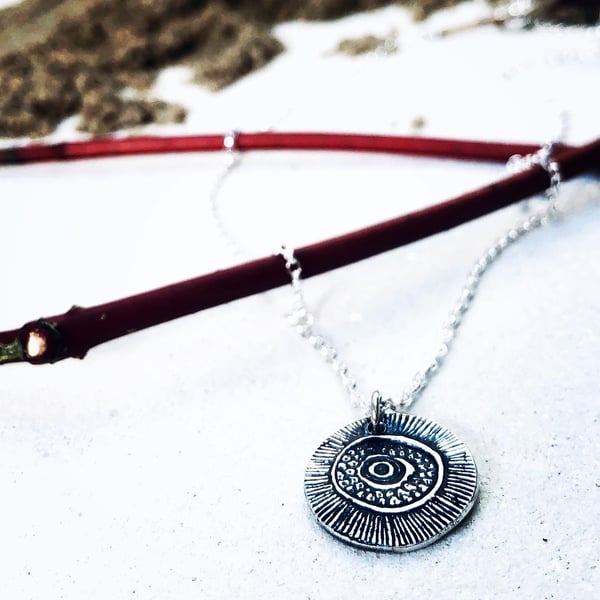 'Tonatiuh' - Aztec inspired sunshine necklace - magic in the grass - tribal - UK