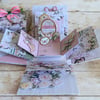 3D Birthday Perfect Peony Pop Up Exploding Box Card.