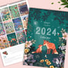 2023 Illustrated Wall Calendar of Wildlife and Flowers