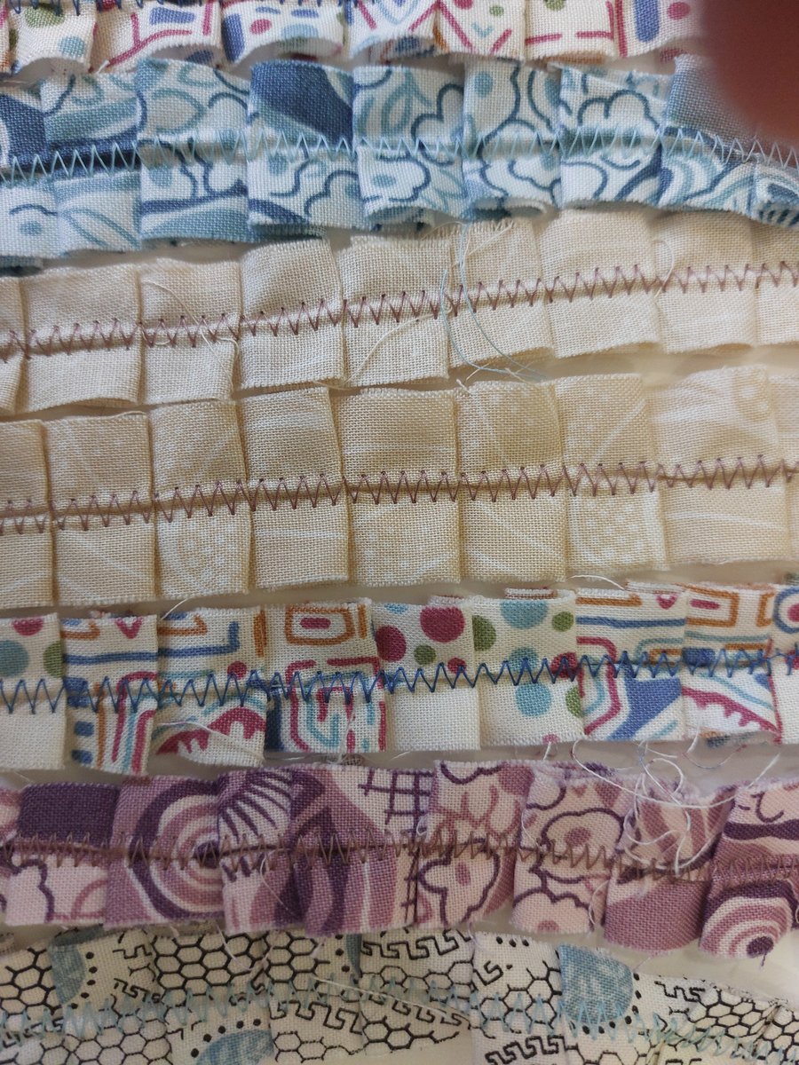 Set of 30 Ruffles ideal for Junk Journals and Shabby Chic Projects