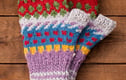 65% Wool 35% Alpaca fingerless gloves