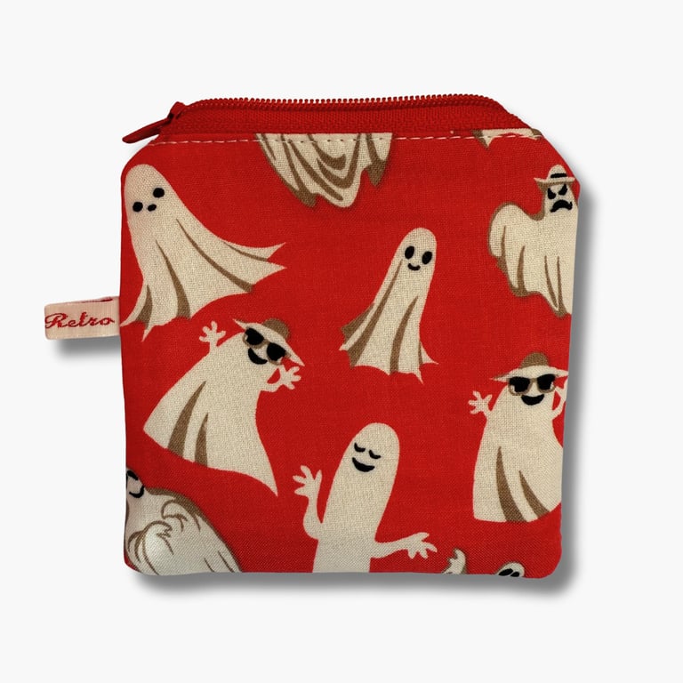 Halloween purse with zip - Ghosts