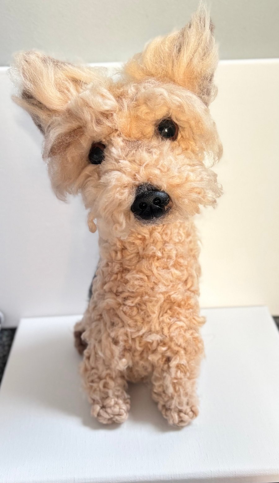Handmade felted keepsakes made to look like your pup 
