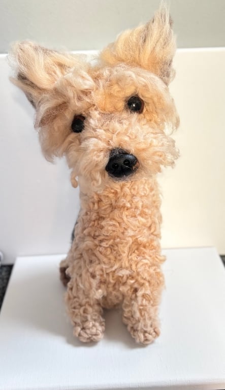 Handmade felted keepsakes made to look like your pup 