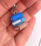 Blue Book Stack Keyring, Book Lover, Bookish Accessories & Gifts - Image 4