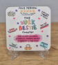 The Work Bestie Square Sublimated Coaster