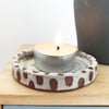 Little ceramic dish candle holder tealight holder trinket dish SALE