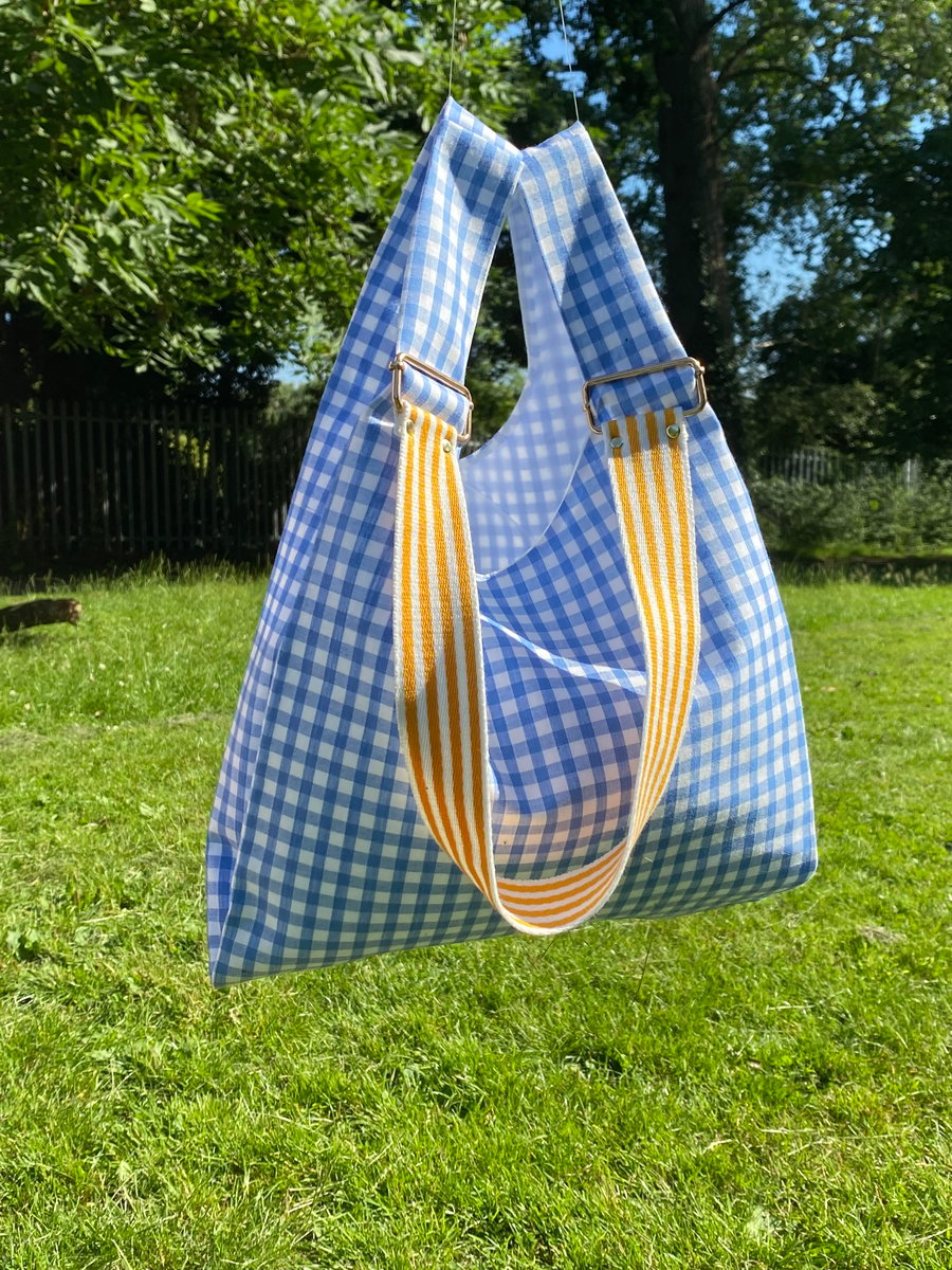Light blue medium size Tote bag