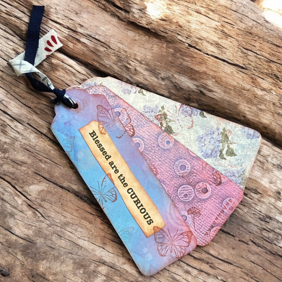 Blessed are the Curious - Inspirational Bookmark