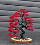 Personalised Wire Bonsai Tree Sculpture – Handmade Custom Colour Tree Art - Image 2