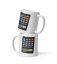 Funny 90s Calculator Joke Mug – Retro Nostalgia Gift