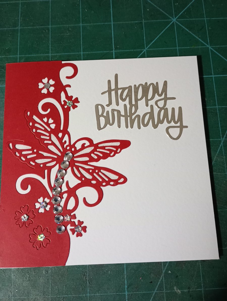 Dragonfly birthday card 