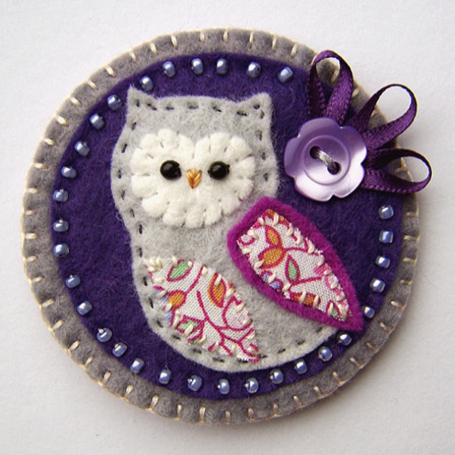 Owl Brooch