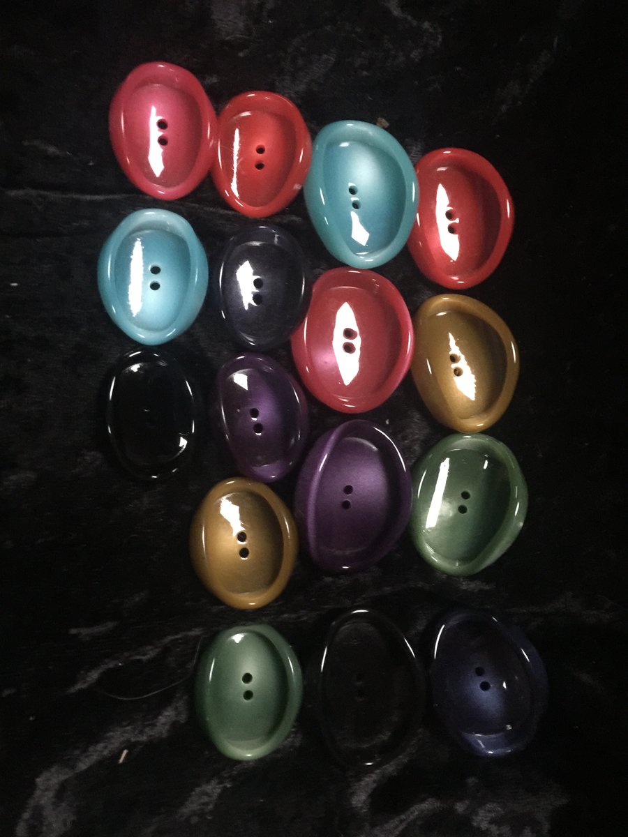 Shiny Mishapen Buttons