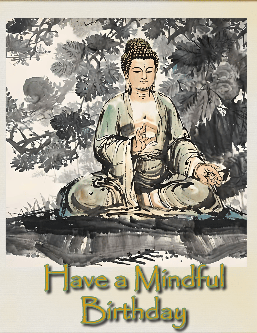Have A Mindful Birthday Card A5