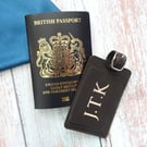 Personalised Leather Luggage Tag, Bespoke Leather luggage tag, Luggage tag
