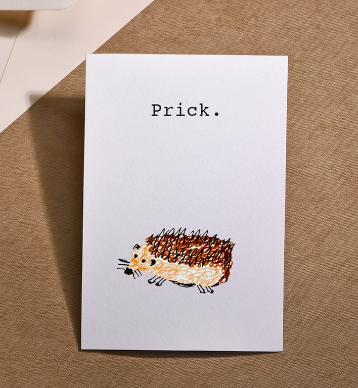 rude card for a birthday or any occasion really.