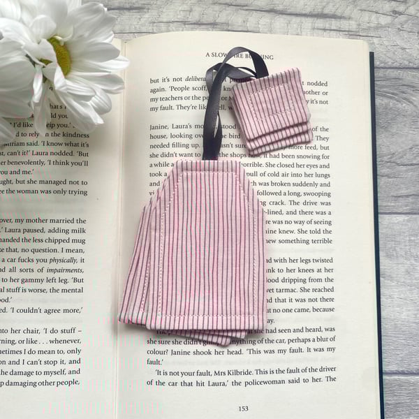 Tea bag bookmark, tea and book gift