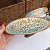 Pyrography plaque. Make a wish, dream a dream. Dandelion clocks.