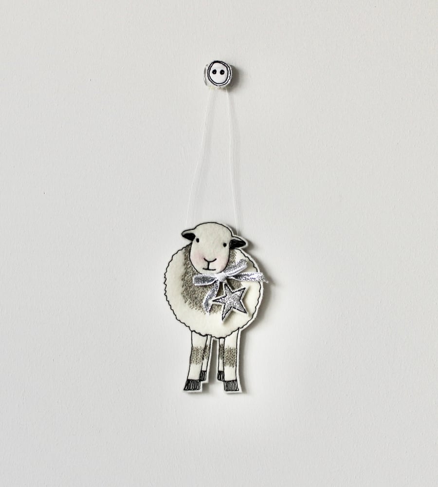 'Herdwick Sheep' - Hanging Decoration