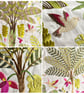 Two fabric samples from Jane Churchill ex display upholstery book
