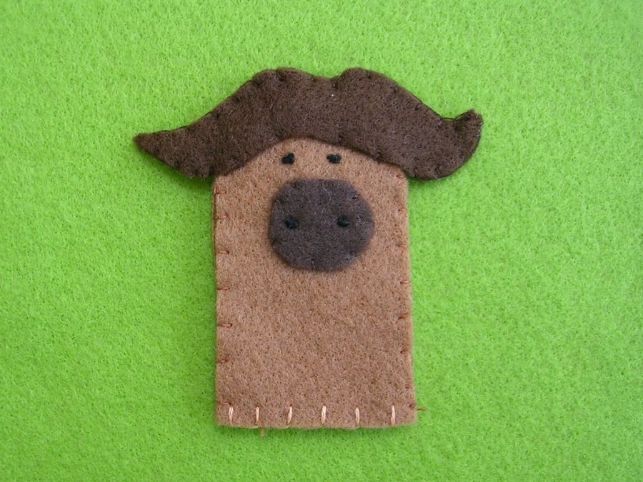 Buffalo finger puppets
