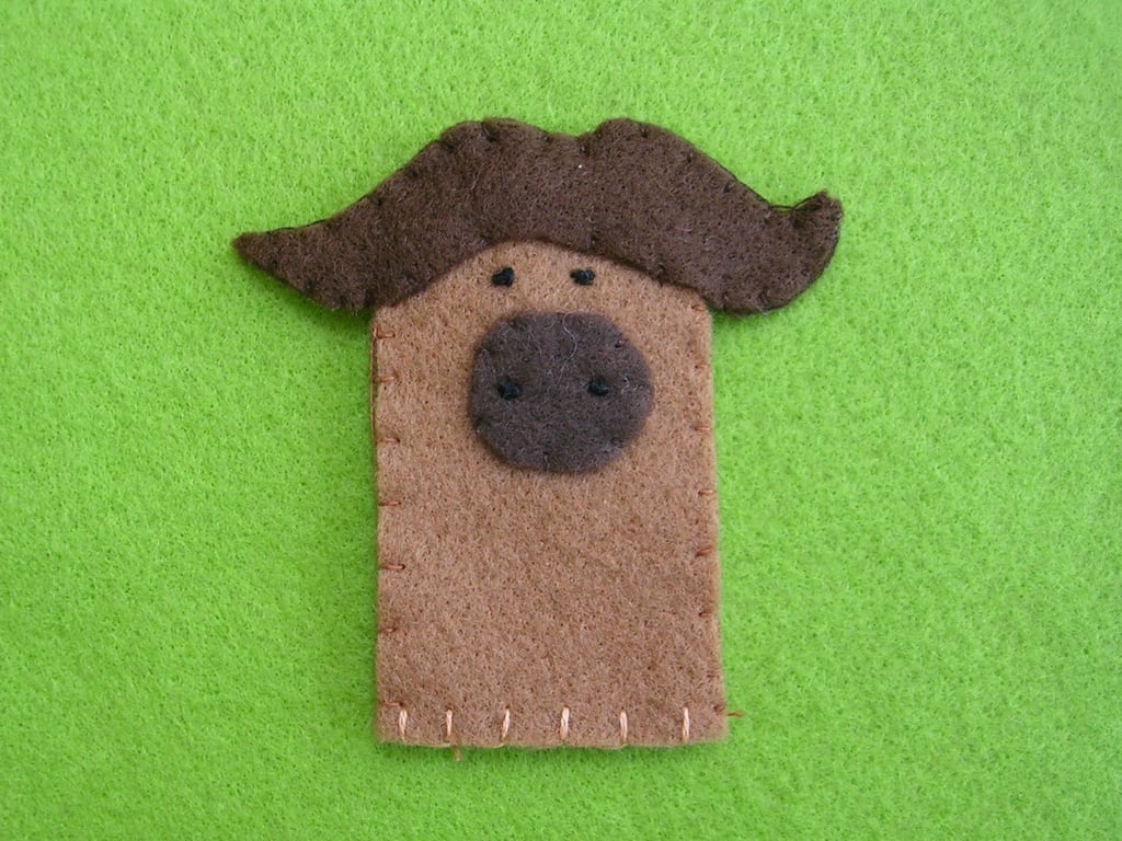 Buffalo finger puppets