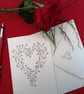 Hearts Greetings Card - Image 1
