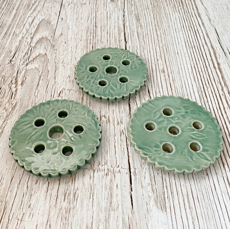 Jade Green Ceramic Flower Arranging Frog Folksy