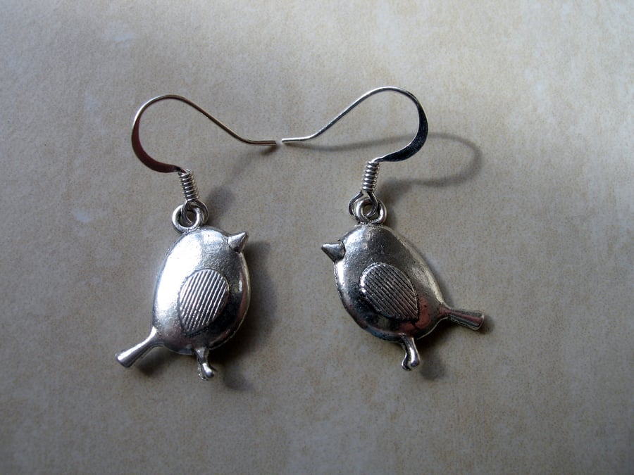 Tibetan Style Robin Earrings