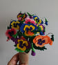 Pansy Felt Flower Stem - Image 1