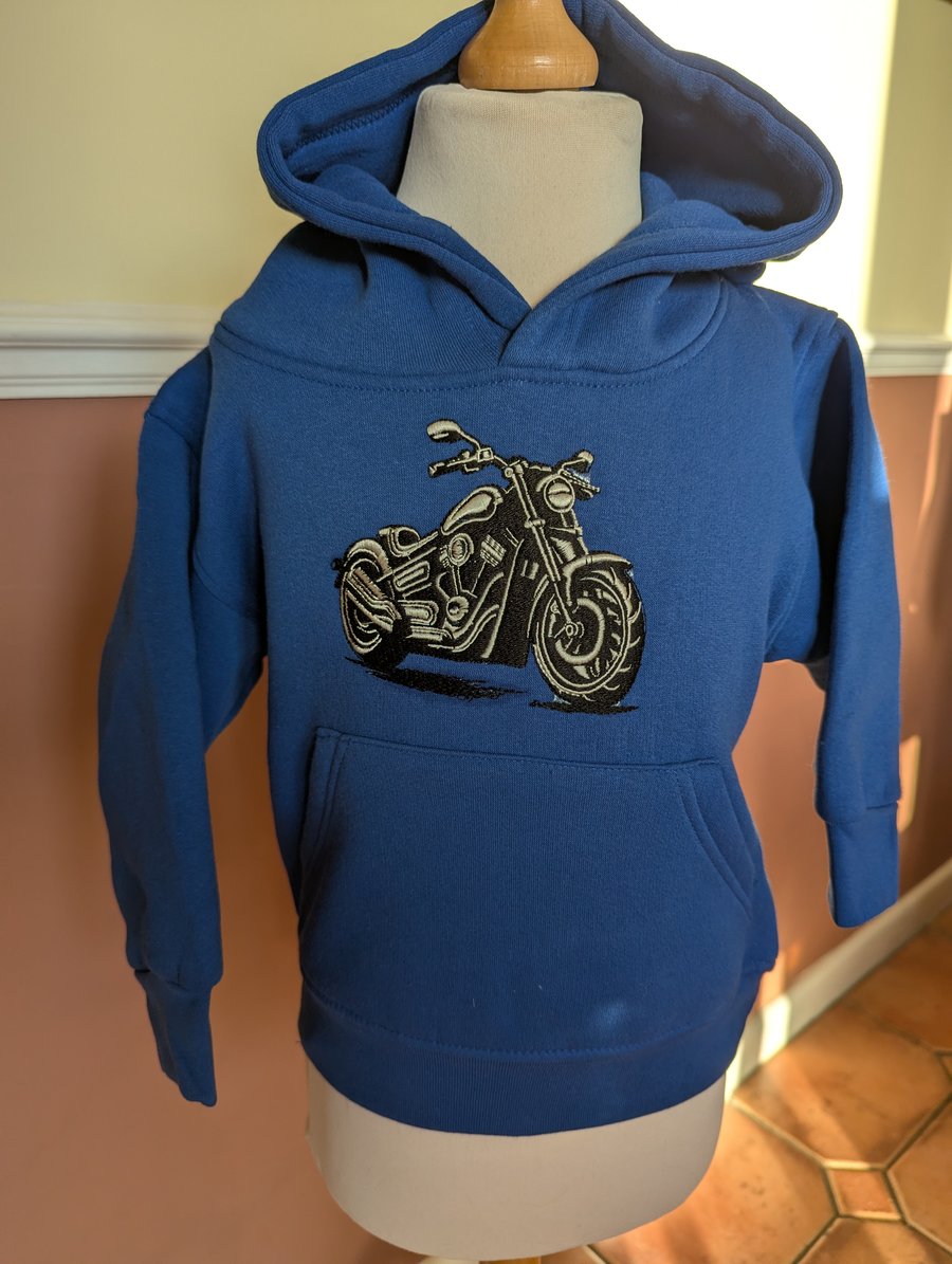 Embroidered children's hoodie