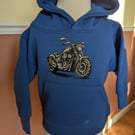 Embroidered children's hoodie