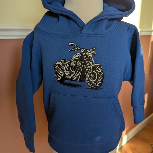 Embroidered children's hoodie