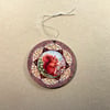 Red squirrel hanging decoration by Valerie Greeley