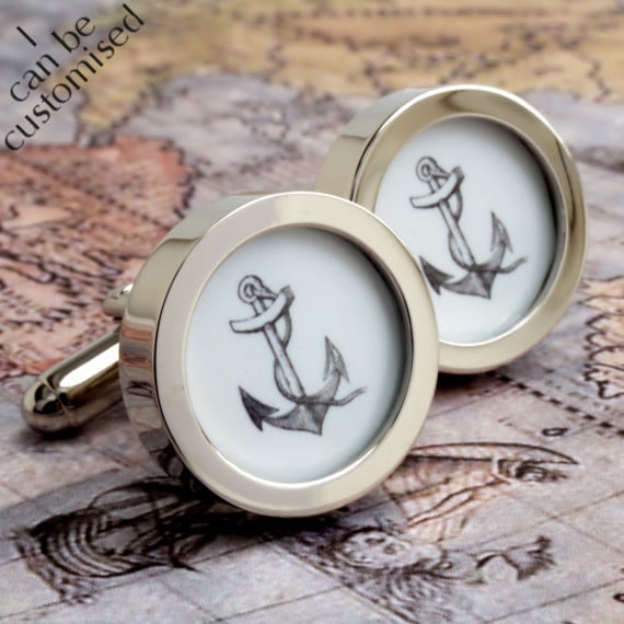 Anchor Cufflinks Nautical and Seaworthy Sailing Gift