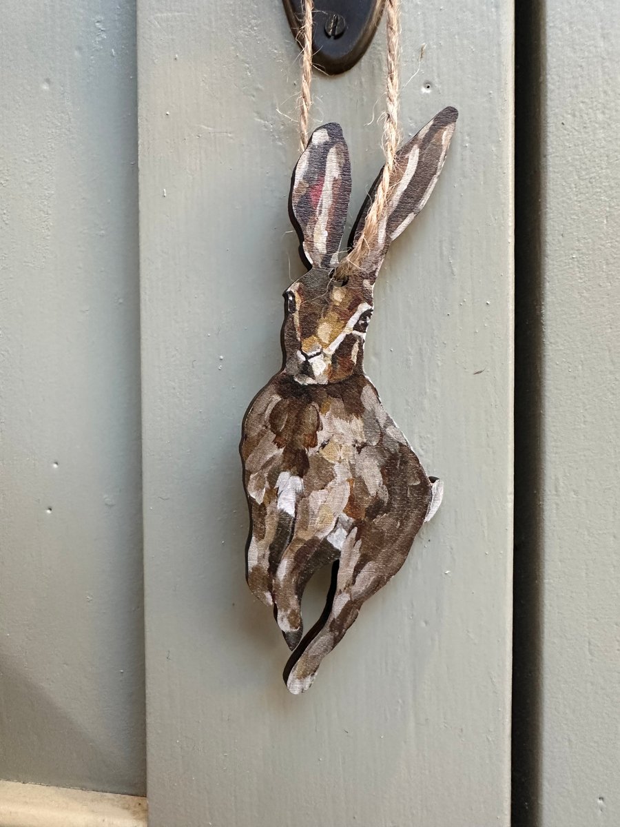 Sustainable Leaping Hare Decoration 