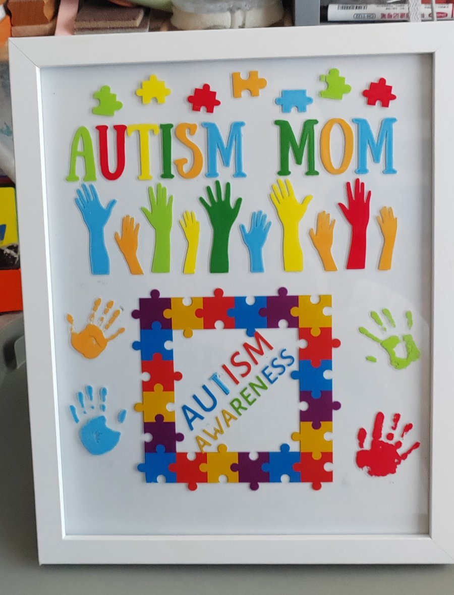 Autism Themed Frame 