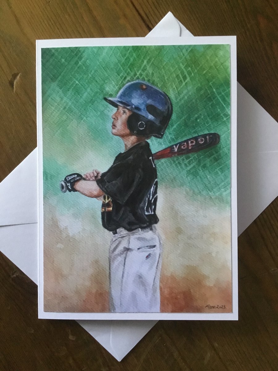Baseball Art Card