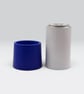 Small Prussian Blue Plant Pot - 7.5 cm Mini Succulent Pot - Image 2