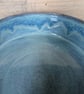 Large toasted turquoise green salad or serving bowl - Image 2