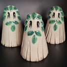 Foliate Ghost - ceramic figurine